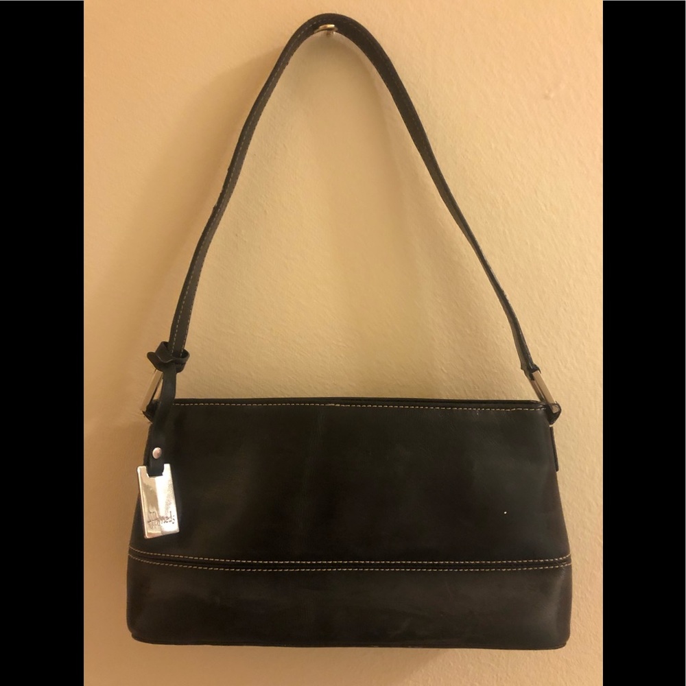 Harrod’s leather bag